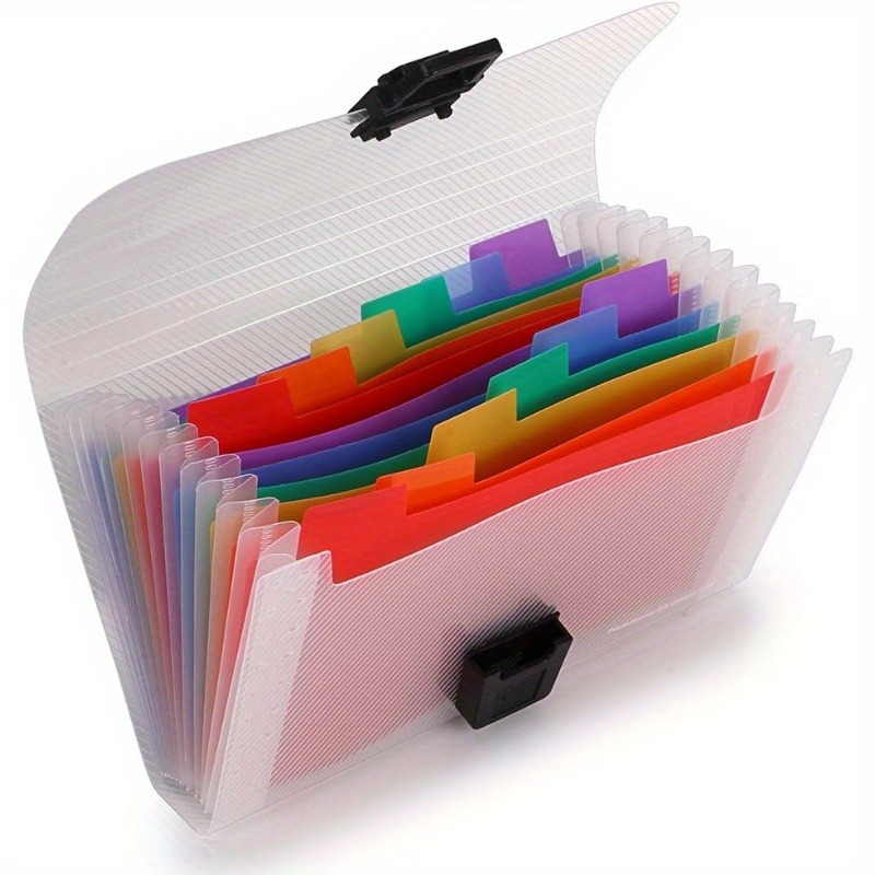 A6 Expanding File Organizer 13 - Expandable Accordion File Folder 13 Pockets recension och pris