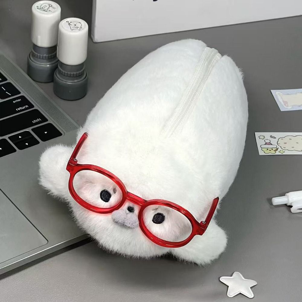 Funny Seal Doll Pencil Case Hi - Aesthetic Large Pencil Case Pouch recension och pris