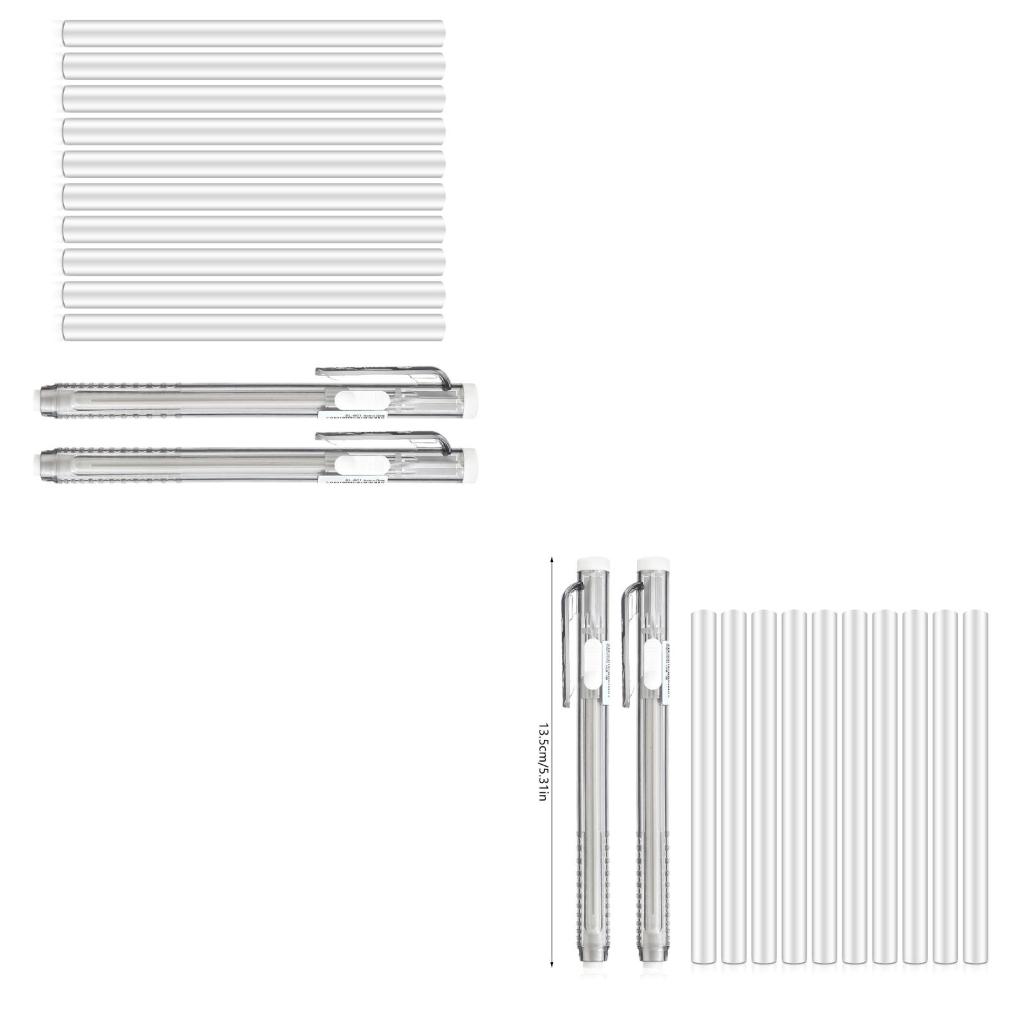 12 Pcs Retractable Mechanical  - Retractable Eraser Pen Click recension och pris