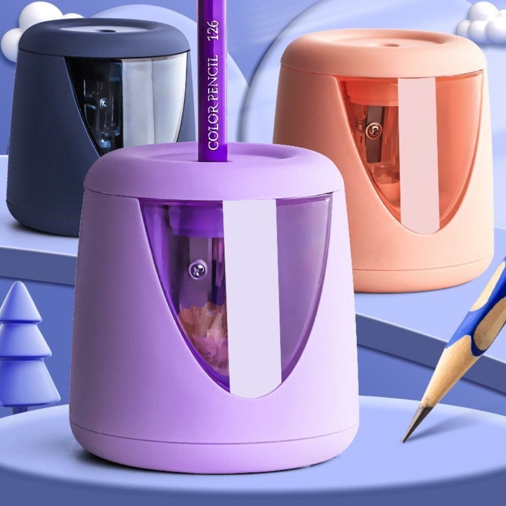with Decorative Sticker Batter - Electric Pencil Sharpener Usb recension och pris