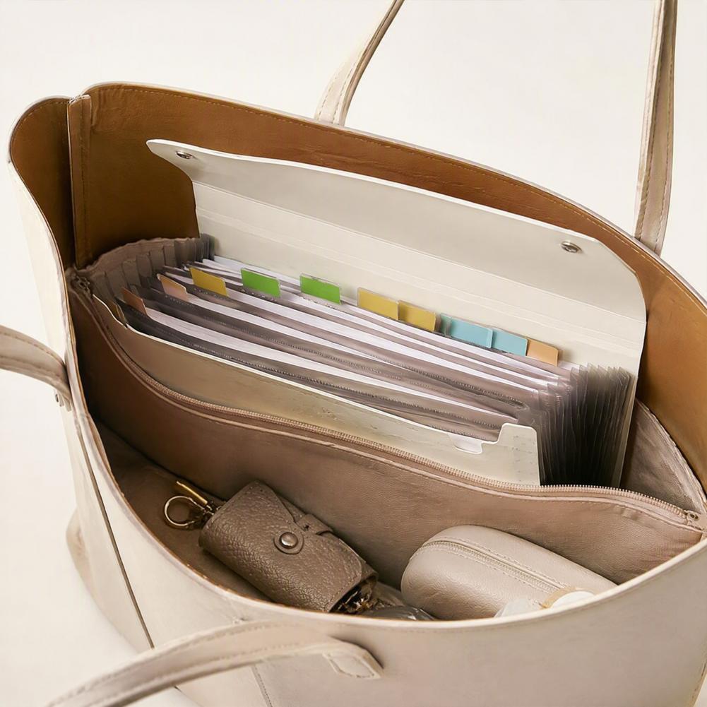 Expandable File Folder Expandi - Expandable Accordion File Folder 13 Pockets recension och pris