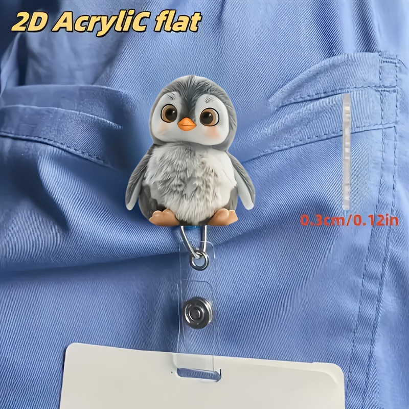 1PC Cute Cat Retractable Badge - School Supplies recension och pris