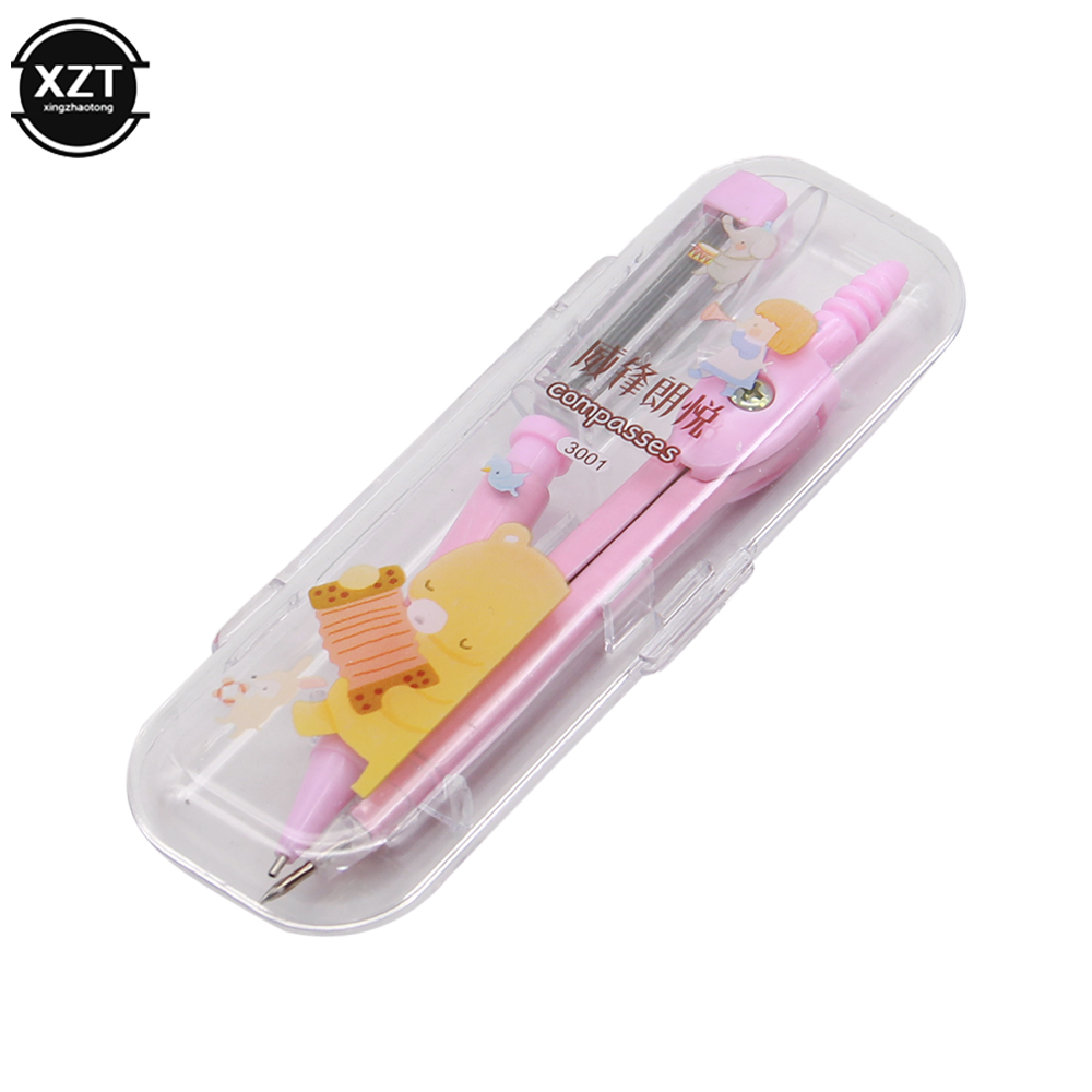 School Compass Cute Girl Stati - Math Geometry Set With Compass recension och pris