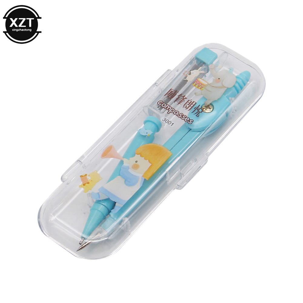 School Compass Cute Girl Stati - Math Geometry Set With Compass recension och pris