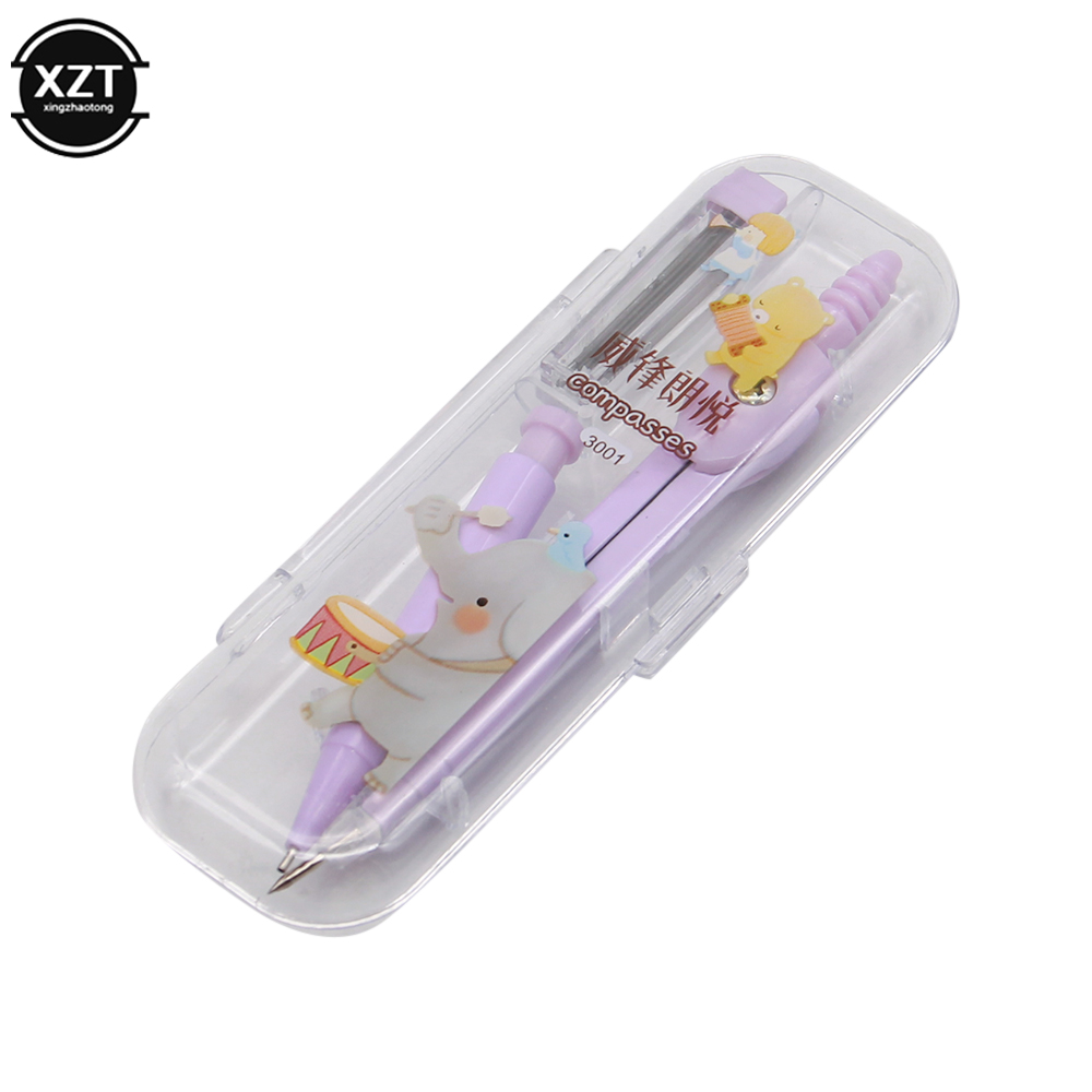 School Compass Cute Girl Stati - Math Geometry Set With Compass recension och pris