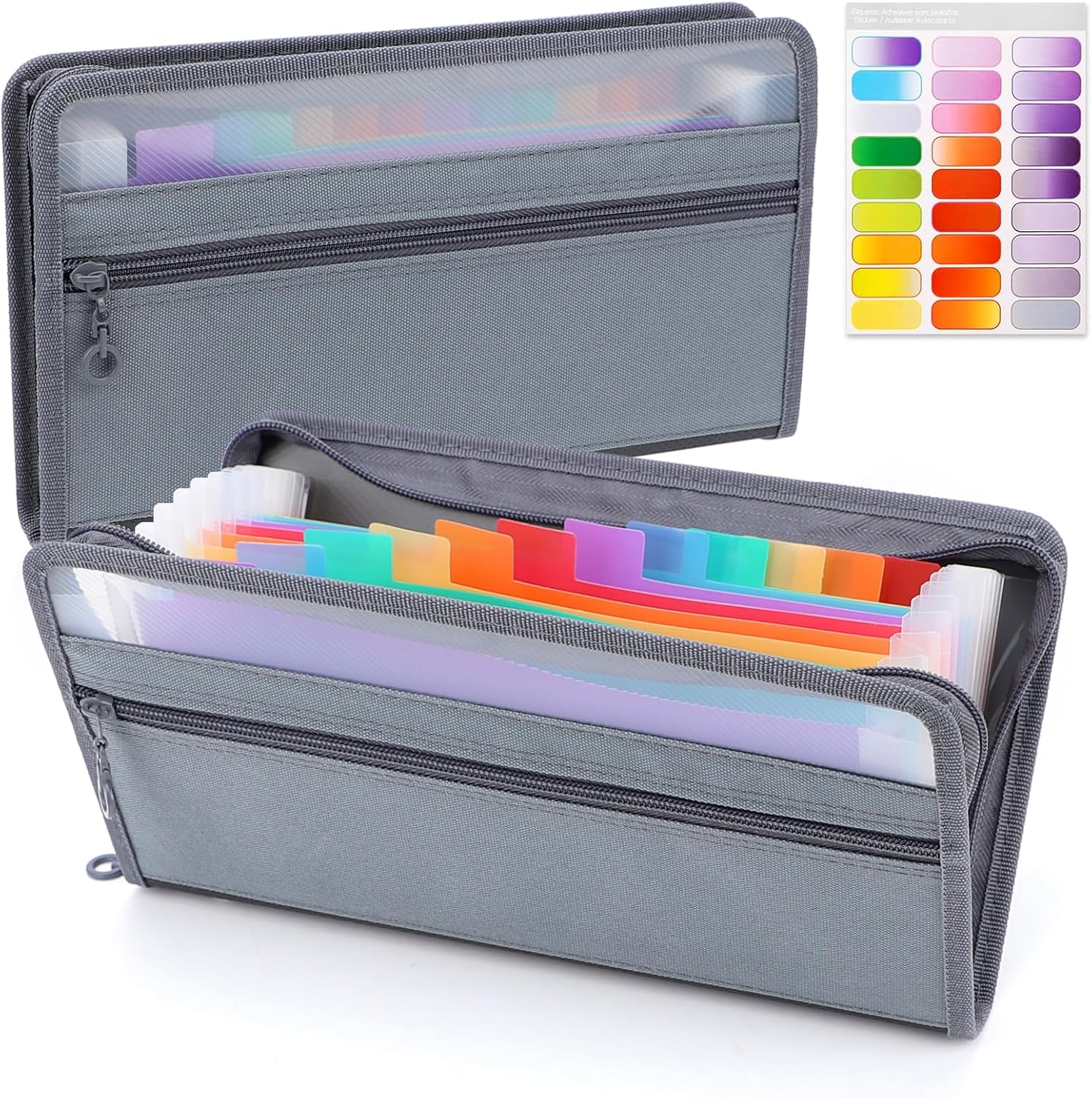 Small Accordion A6 File Organi - Expandable Accordion File Folder 13 Pockets recension och pris