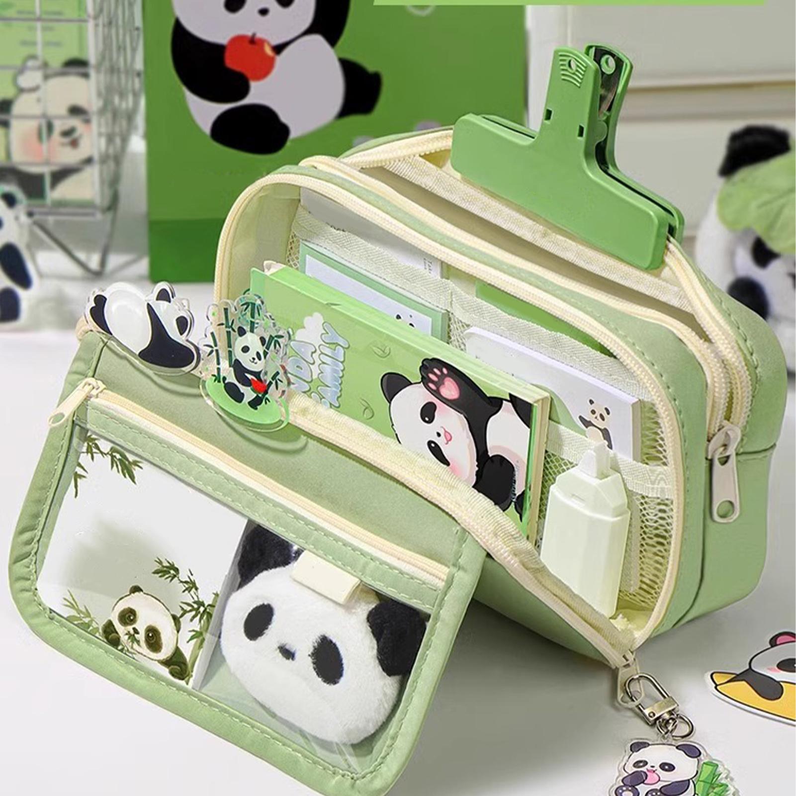 Aesthetic Pencil Case Panda Pe - Aesthetic Large Pencil Case Pouch recension och pris