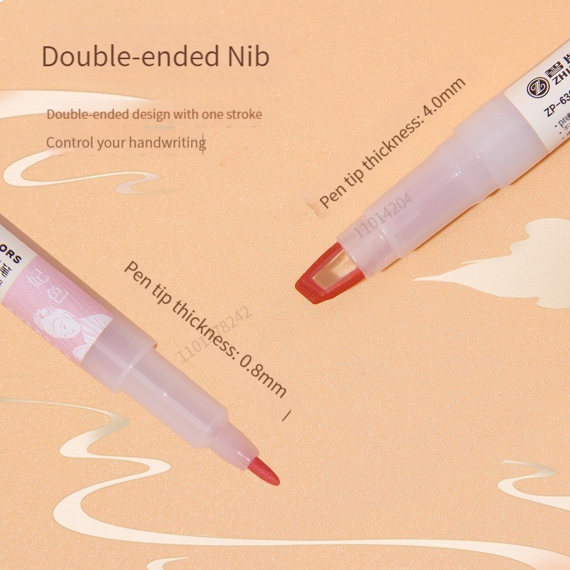 5pcs/set Double Tip Highlighte - Pastel Highlighter Set Double Ended recension och pris