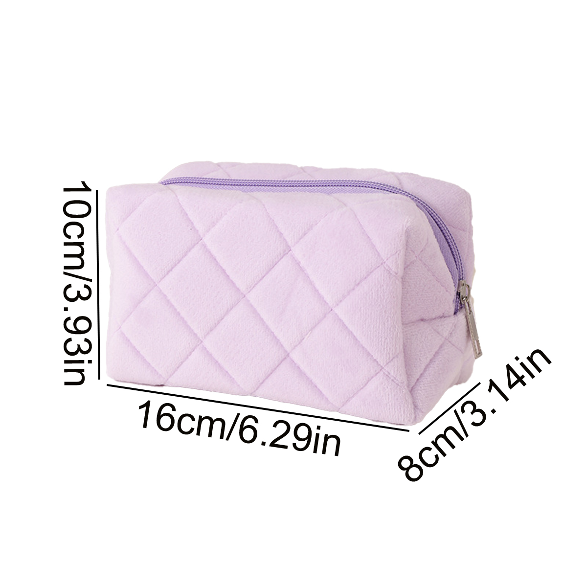 1 Piece Macaron Puffy Pencil C - Aesthetic Large Pencil Case Pouch recension och pris