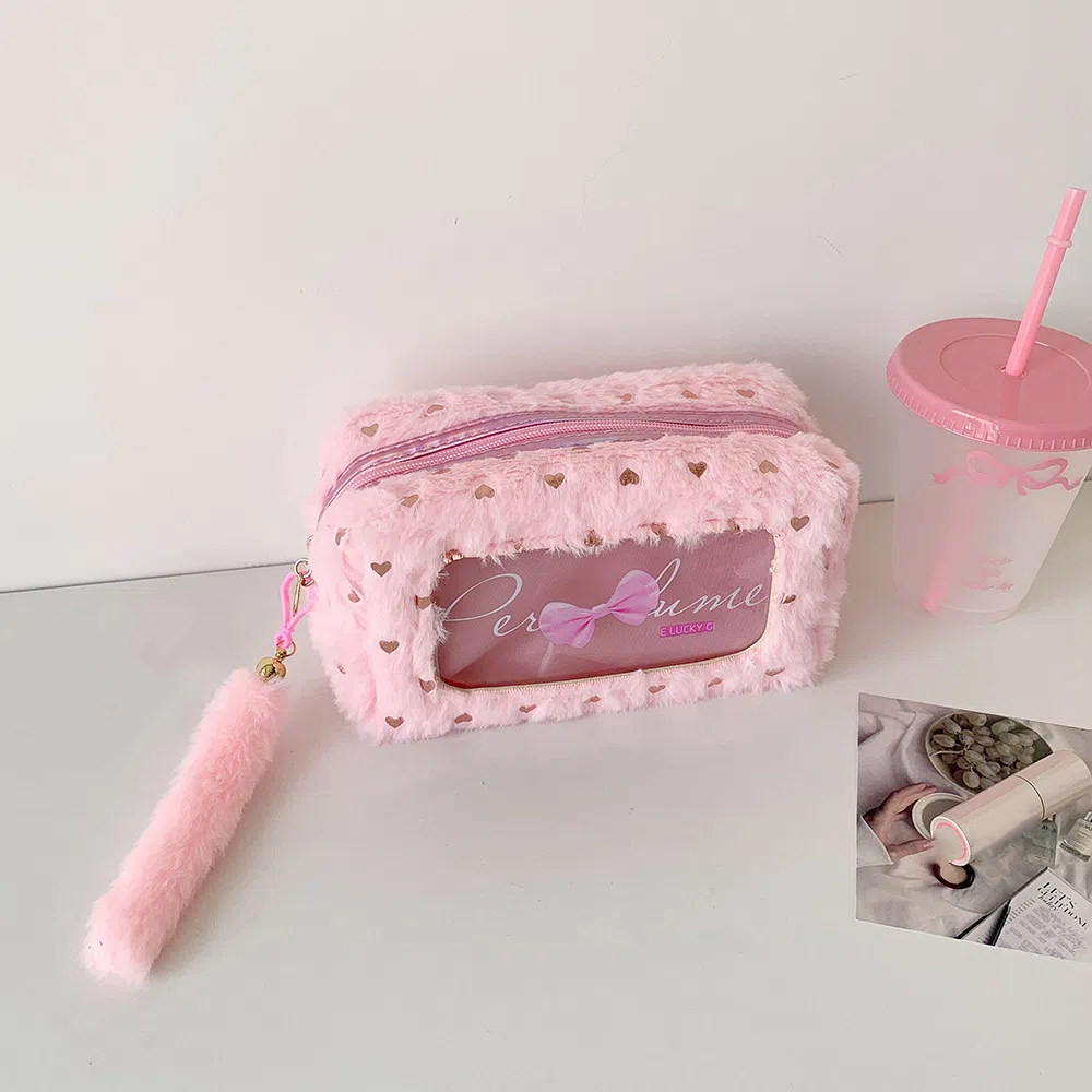 PVC Y2K Bow Stationery Bag Des - Aesthetic Large Pencil Case Pouch recension och pris