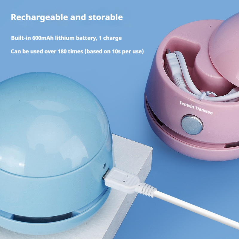 Tenwin Mini Handheld Desktop V - Mini Desktop Vacuum Cleaner For Eraser Dust recension och pris