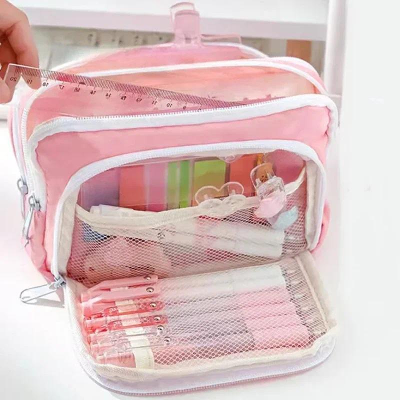 Portable Large Capacity Aesthe - Aesthetic Large Pencil Case Pouch recension och pris