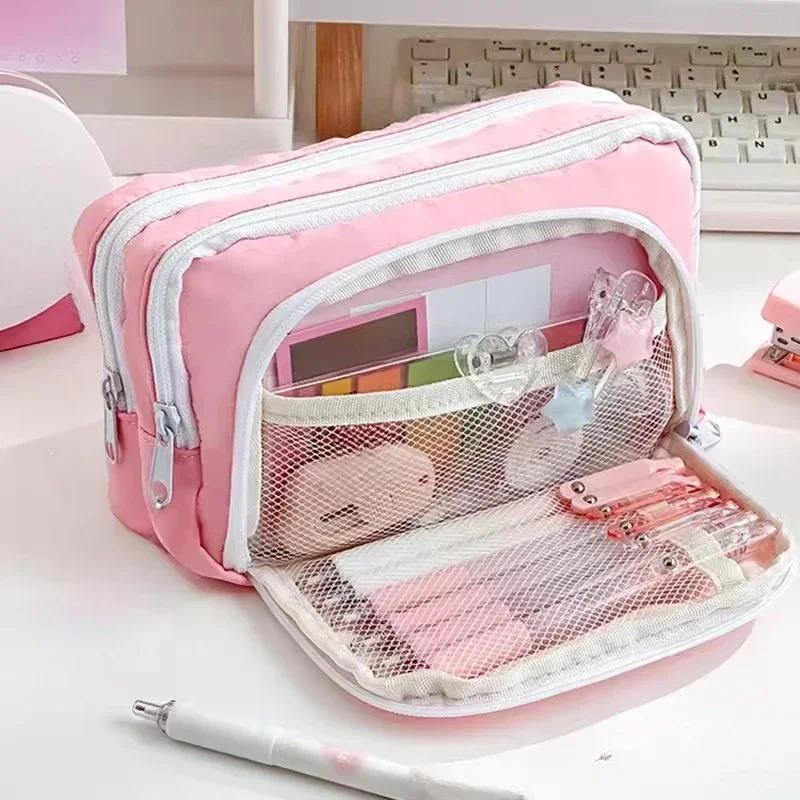 Portable Large Capacity Aesthe - Aesthetic Large Pencil Case Pouch recension och pris
