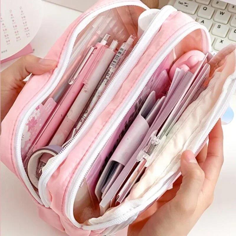 Portable Large Capacity Aesthe - Aesthetic Large Pencil Case Pouch recension och pris