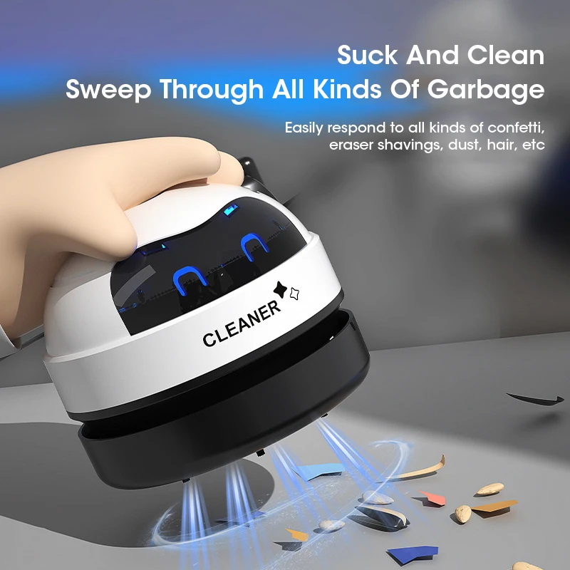 Mini USB Rechargeable Desktop  - Mini Desktop Vacuum Cleaner For Eraser Dust recension och pris