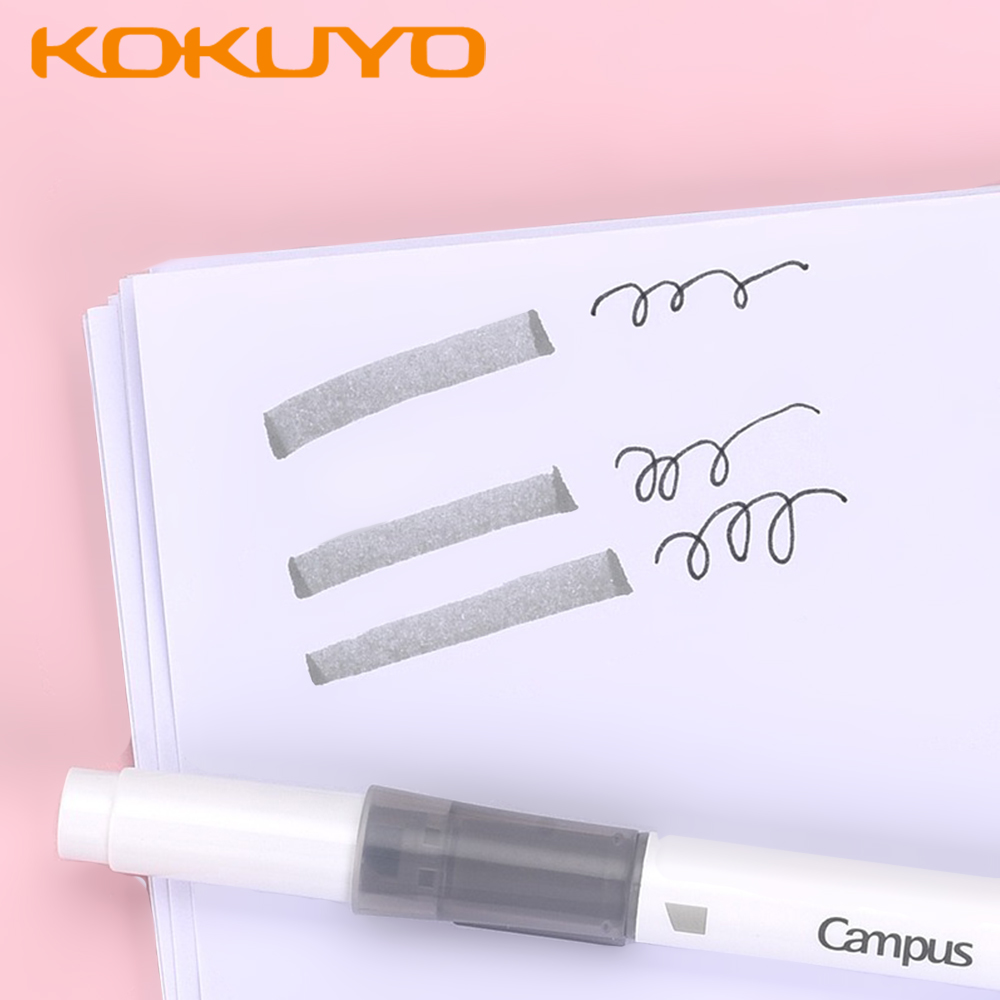 6Colors/set New Japan KOKUYO D - Pastel Highlighter Set Double Ended recension och pris
