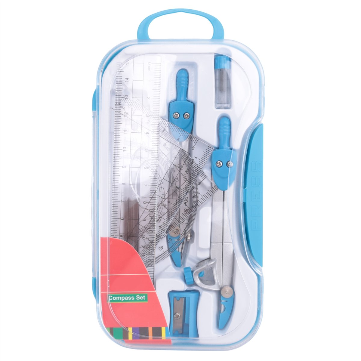 MALL Geometry Compass Set 10Pc - Math Geometry Set With Compass recension och pris
