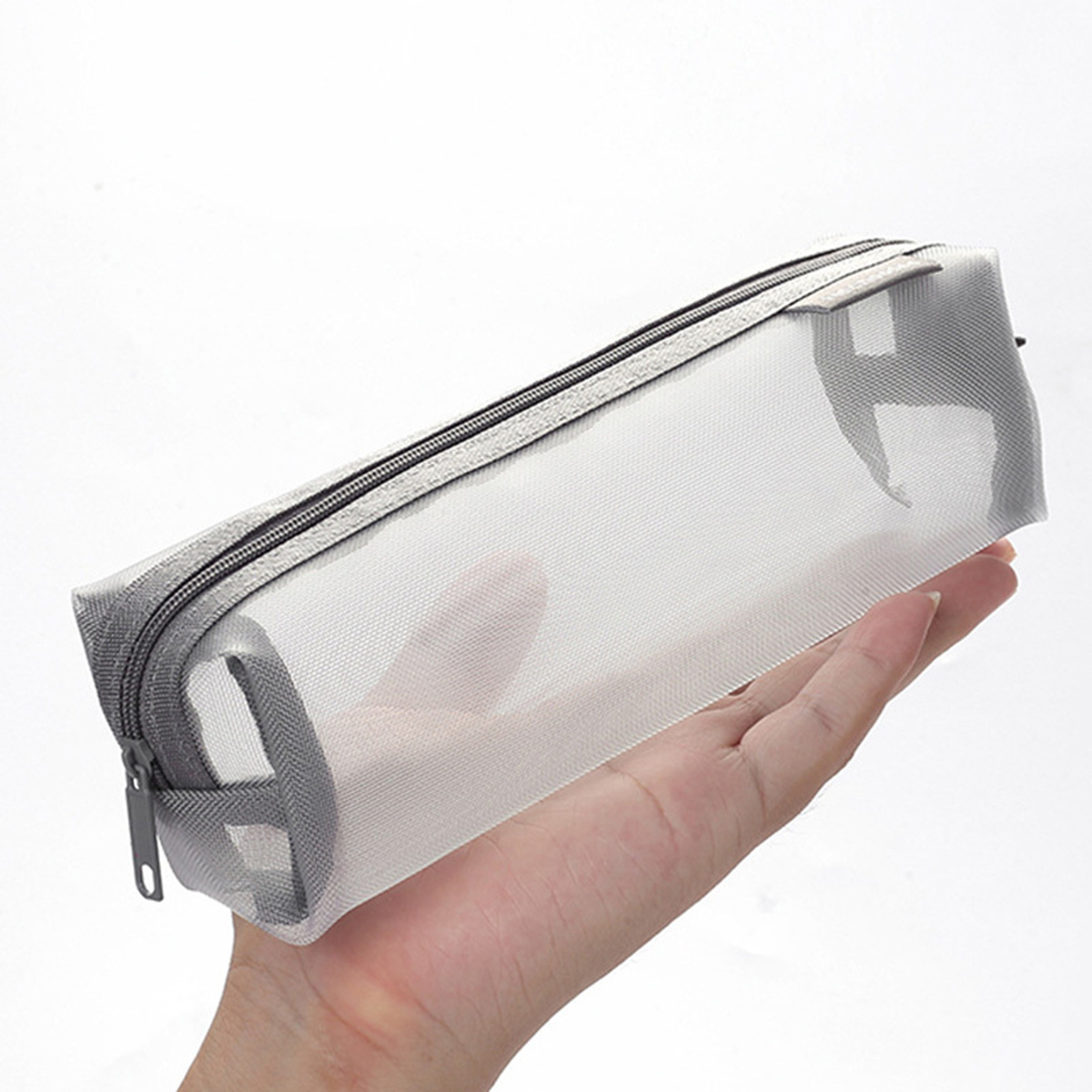 Cute Aesthetic Clear Mesh Penc - Aesthetic Large Pencil Case Pouch recension och pris