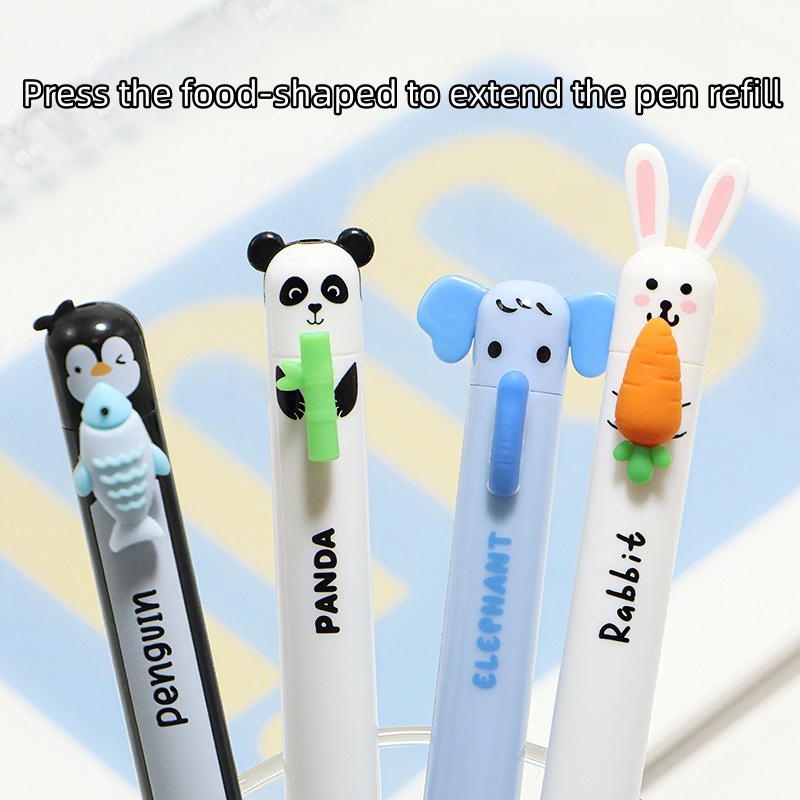 Novelty Animal Topper Erasable - Retractable Eraser Pen Click recension och pris