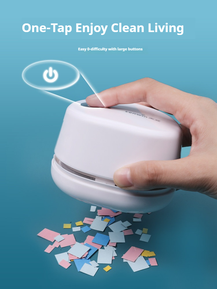 Tenwin Portable Desktop Mini V - Mini Desktop Vacuum Cleaner For Eraser Dust recension och pris