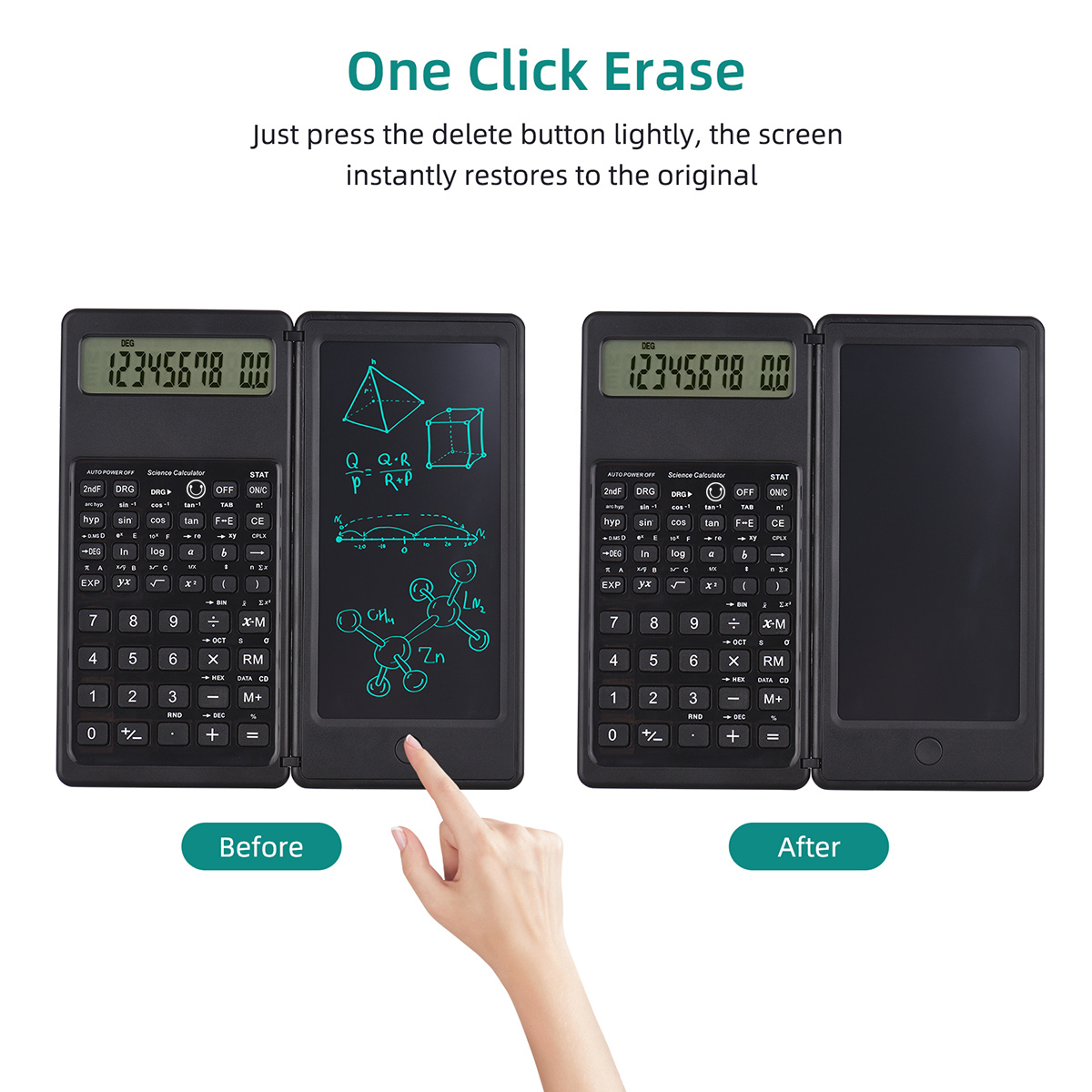 Scientific Calculator With Wri - Scientific Calculator For Secondary School recension och pris