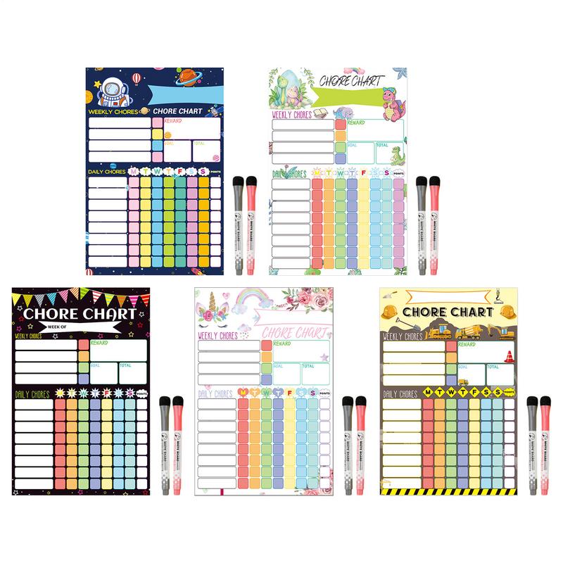 Magnetic Chore Chart Weekly Vi - Kids Magnetic Reward Chart Board recension och pris