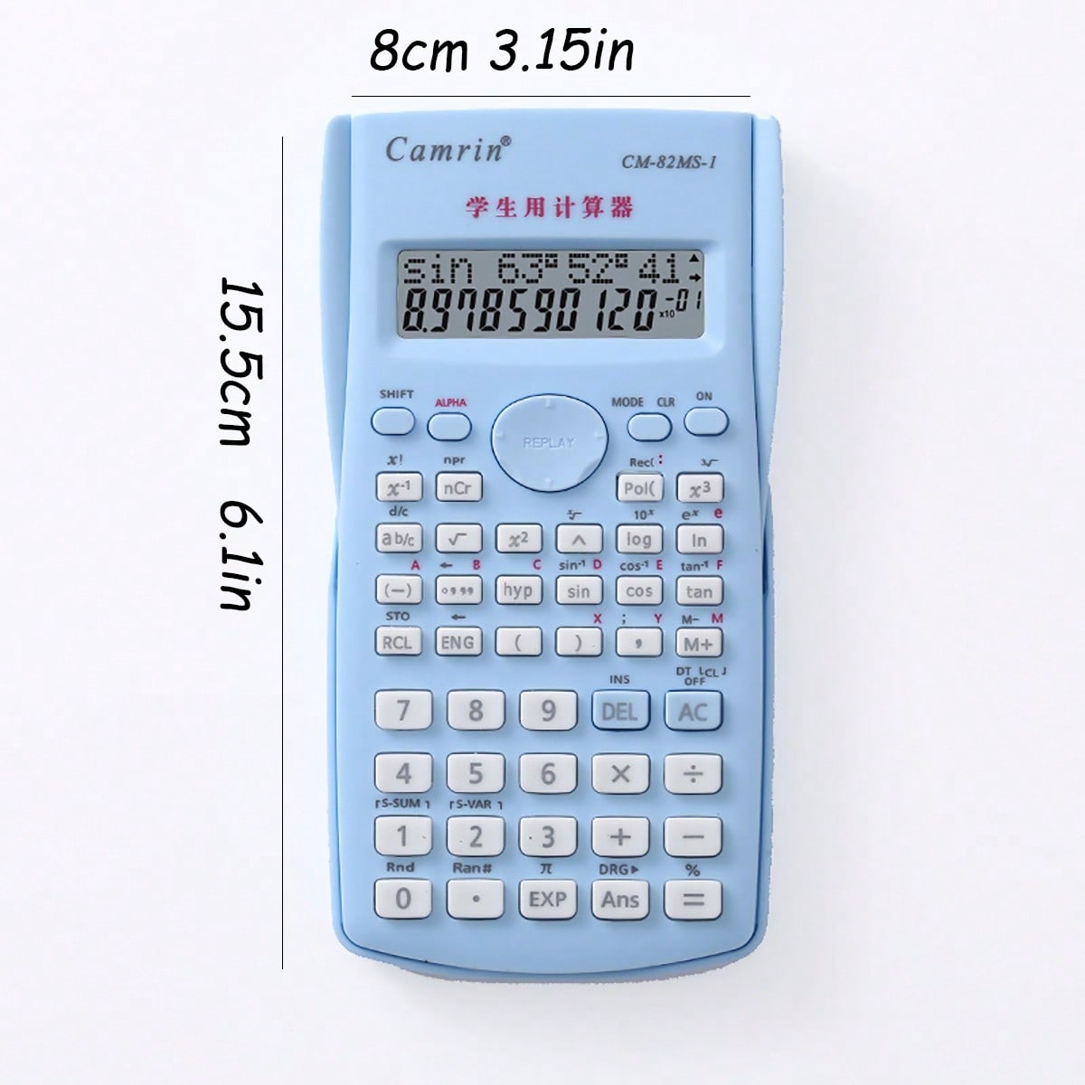 tonxiyuemu 1pc Colorful Multif - Scientific Calculator For Secondary School recension och pris