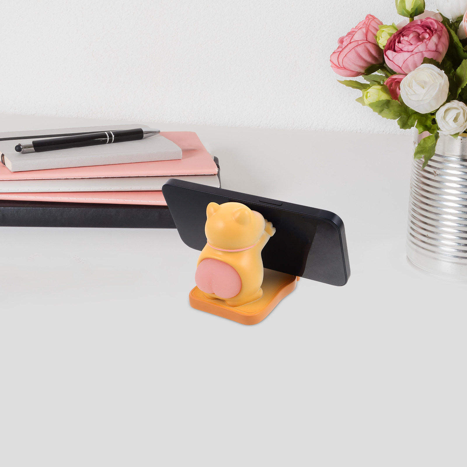 Cute Cat Phone Holder Resin Ca - Desk Accessories recension och pris