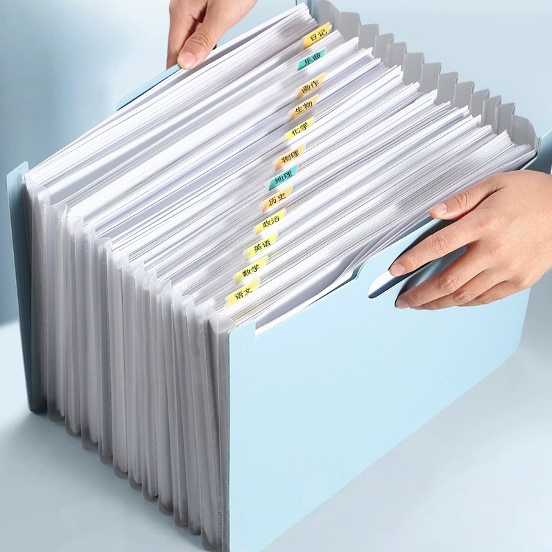 13 Pockets Accordion File Orga - Expandable Accordion File Folder 13 Pockets recension och pris