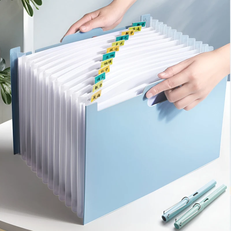 13 Pockets Accordion File Orga - Expandable Accordion File Folder 13 Pockets recension och pris