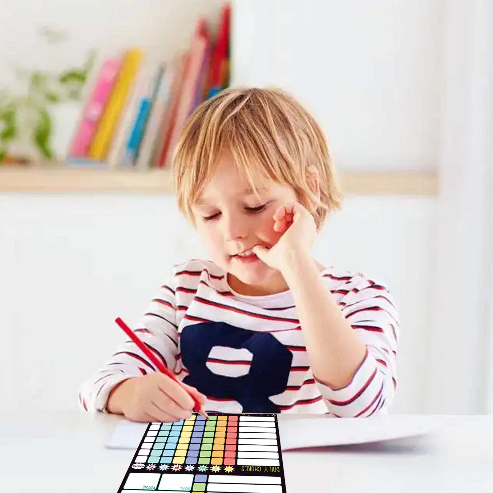Magnetic Chore Chart Weekly Vi - Kids Magnetic Reward Chart Board recension och pris
