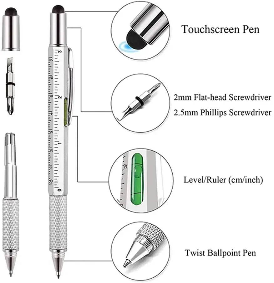 7 in 1 Multifunctional Pen Tou - Writing Tools recension och pris