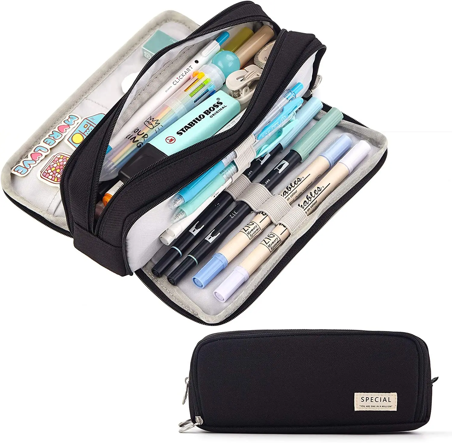 Pencil Case Large Capacity Pen - Aesthetic Large Pencil Case Pouch recension och pris