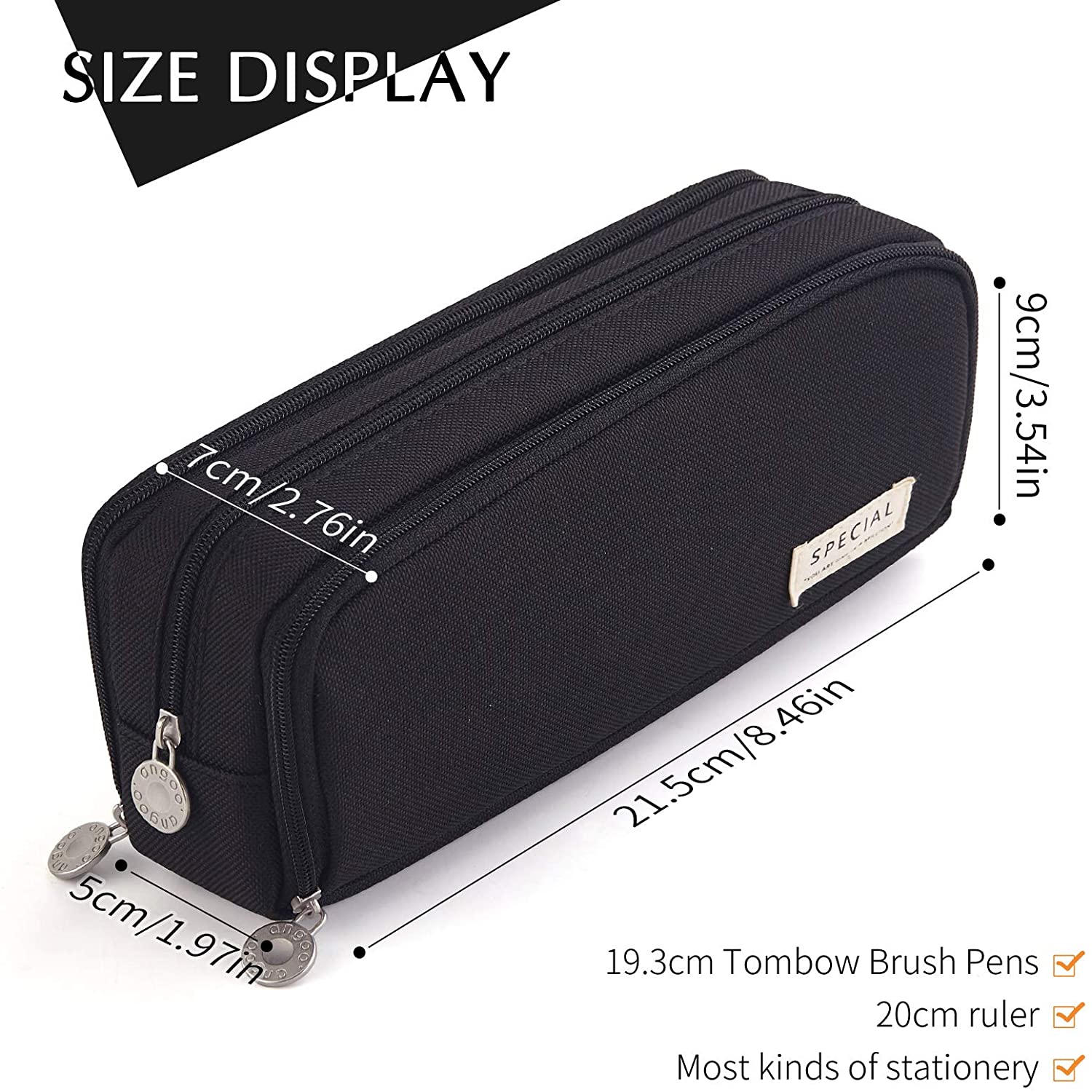 Pencil Case Large Capacity Pen - Aesthetic Large Pencil Case Pouch recension och pris