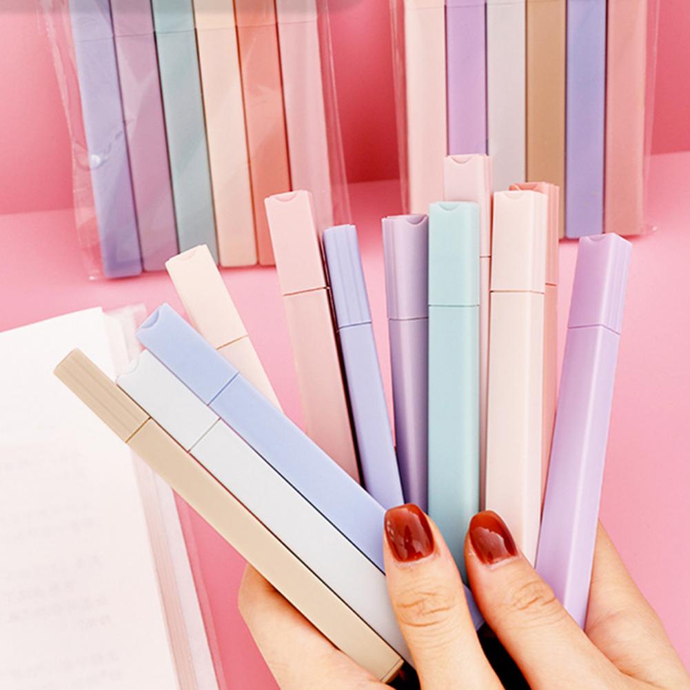 Colorful Highlighters 6pcs Pas - Pastel Highlighter Set Double Ended recension och pris