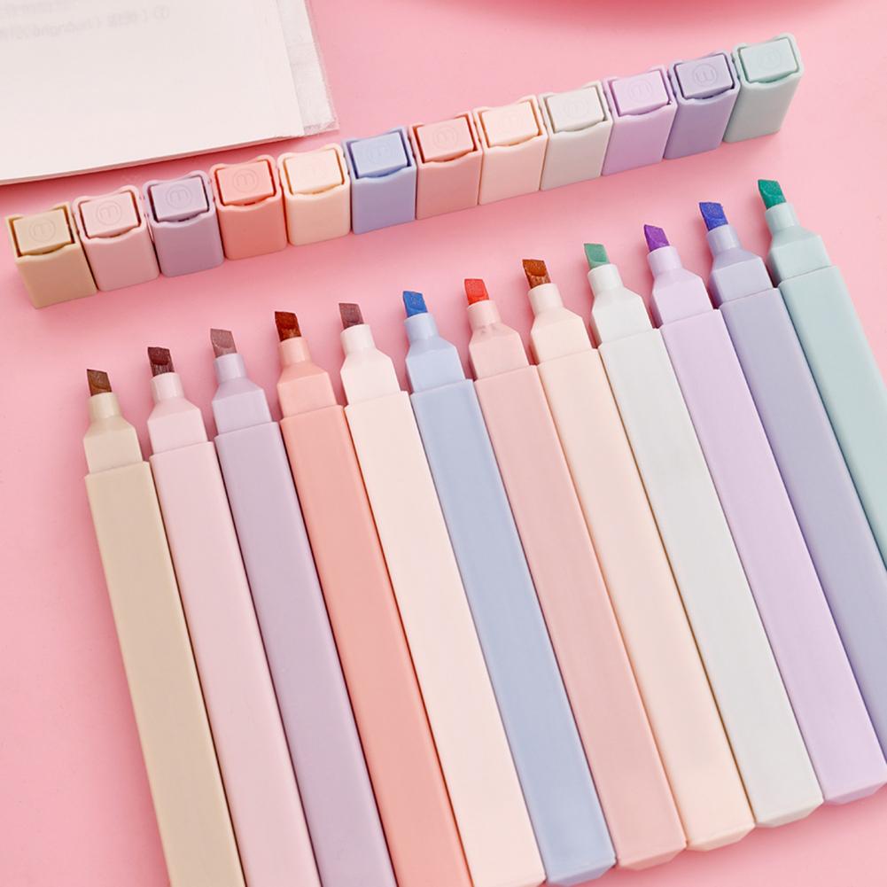 Colorful Highlighters 6pcs Pas - Pastel Highlighter Set Double Ended recension och pris